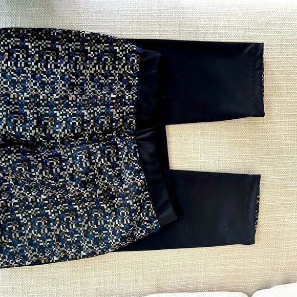 Badgley Mischka chromatic and  cotton cigarette pants size S - Picture 4 of 6